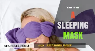 The Perfect Time for a Sleeping Mask
