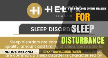 Sleep Disturbance: Using the DSM Cross-Cutting Measure