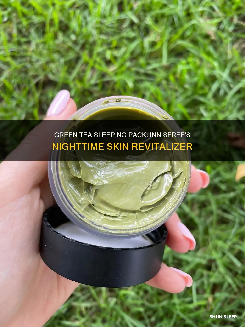 when to use innisfree green tea sleeping pack
