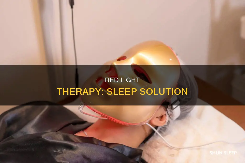 when to use red light therapy for sleep