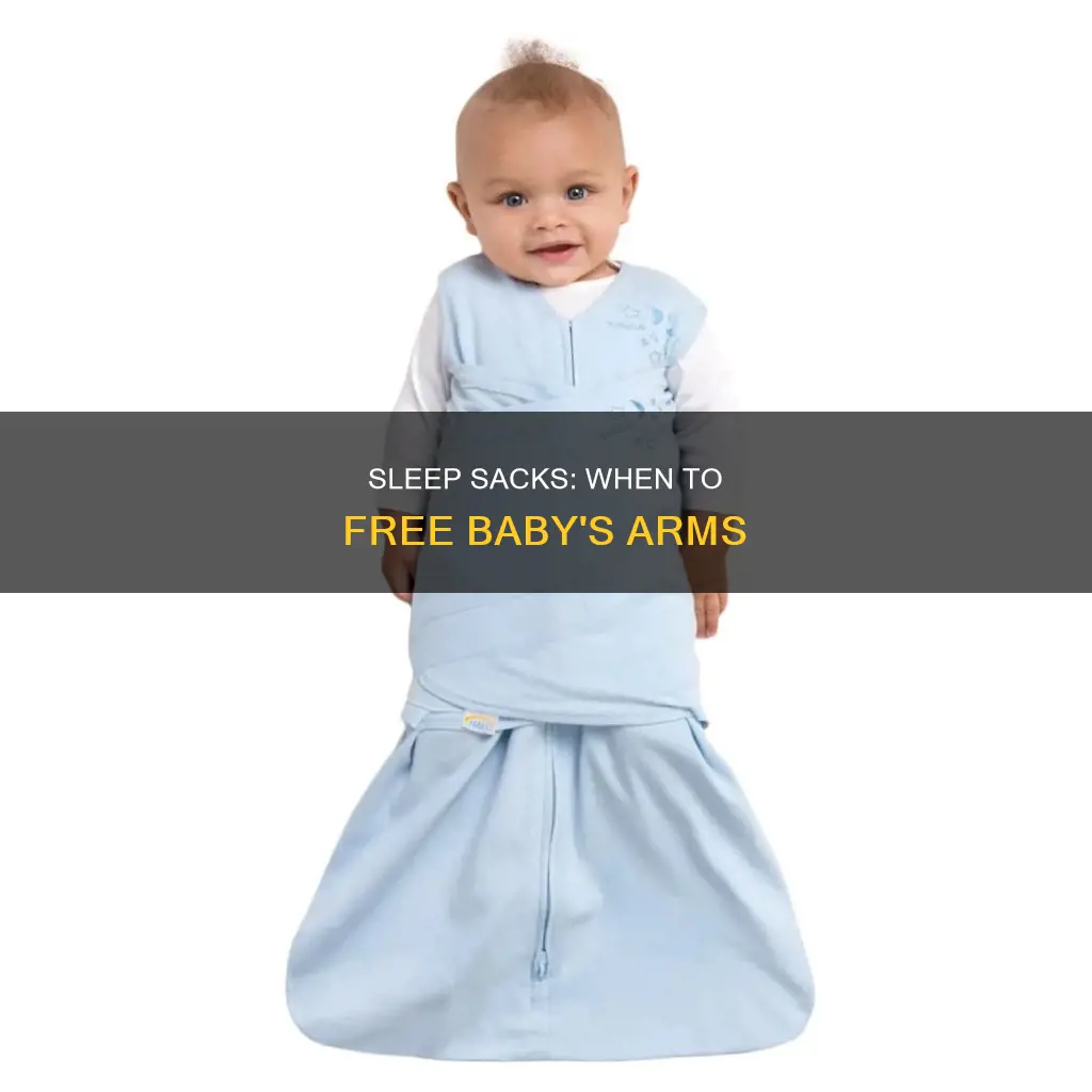 when to use sleep sack with arms out