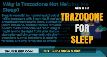 Effective Sleep Aid: Trazodone Usage and Timing