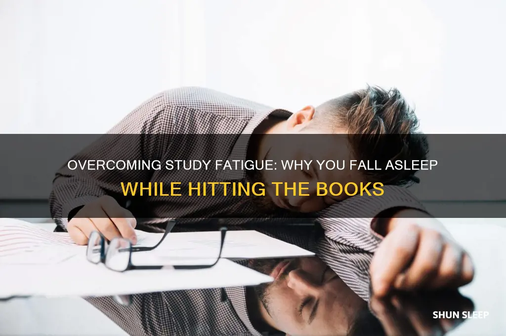 when u get sleep while studying