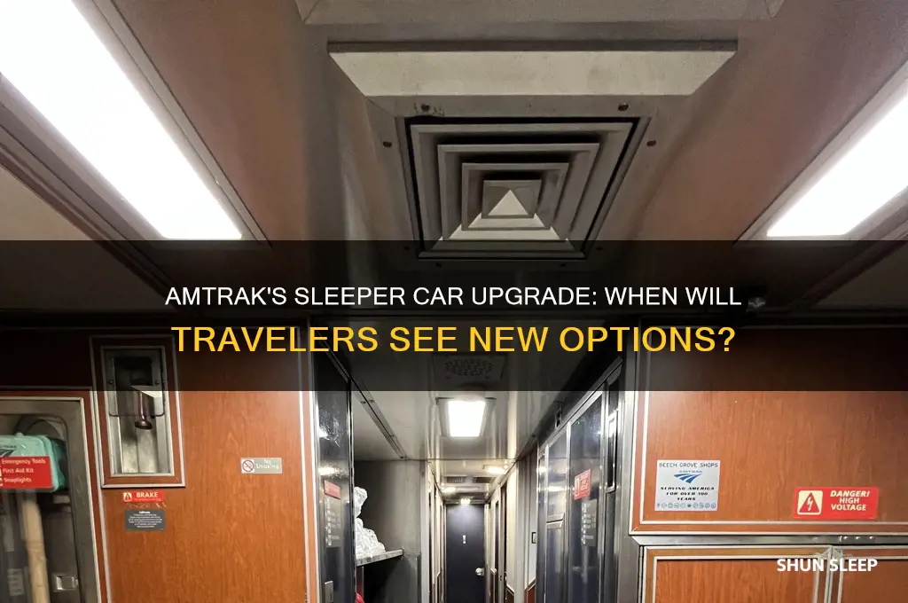 when will amtrak get new sleeper cars