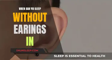 The Comfort of Sleeping Without Earrings