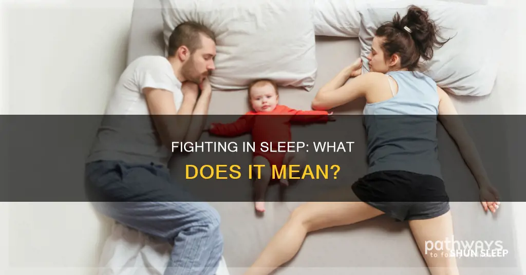 when you fight in your sleep what does it mean