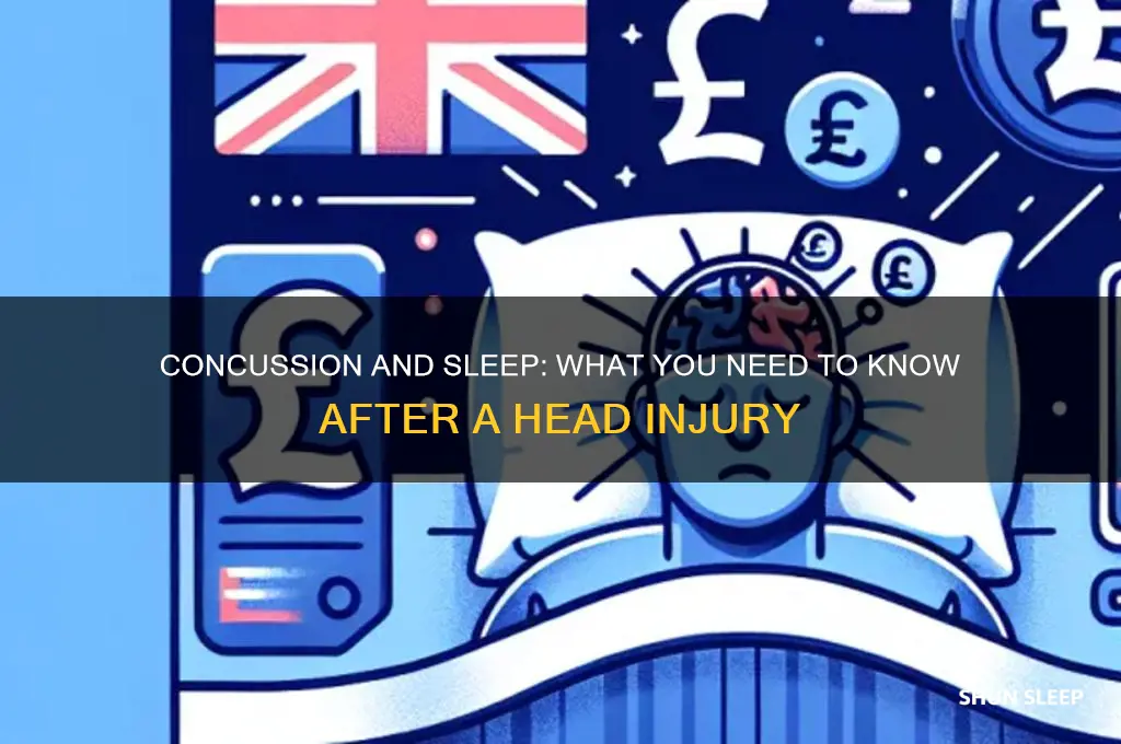 when you get a concussion can you sleep