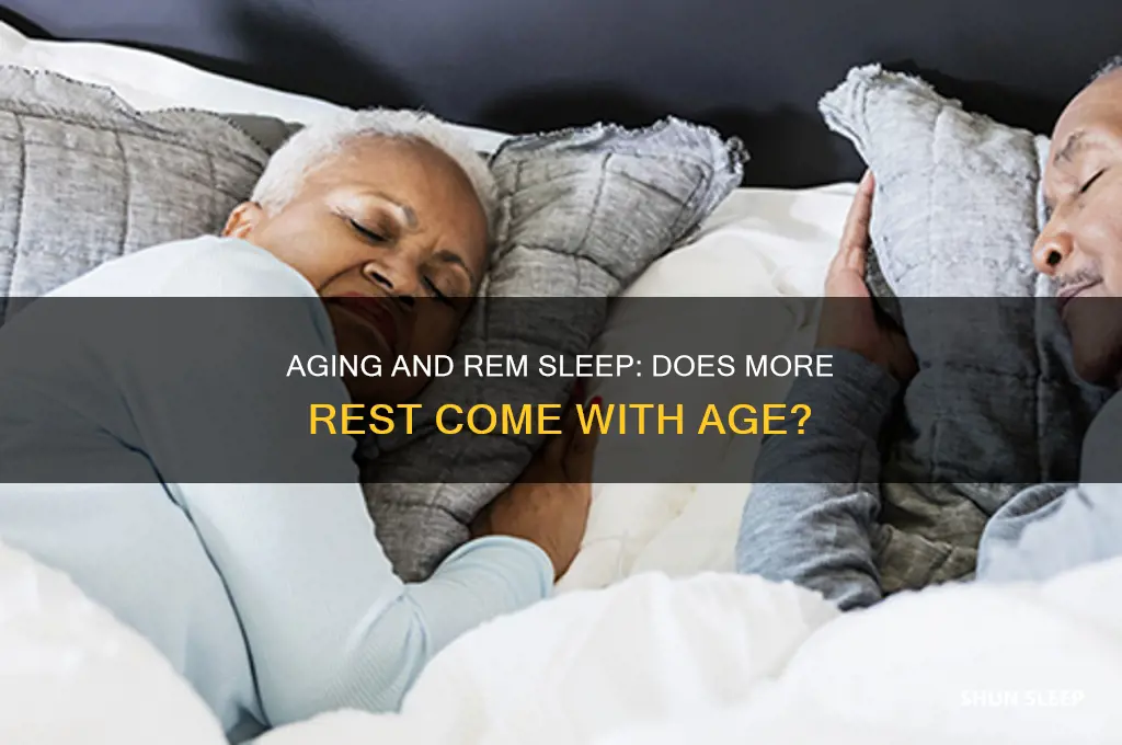 when you get older do you have more rem sleep