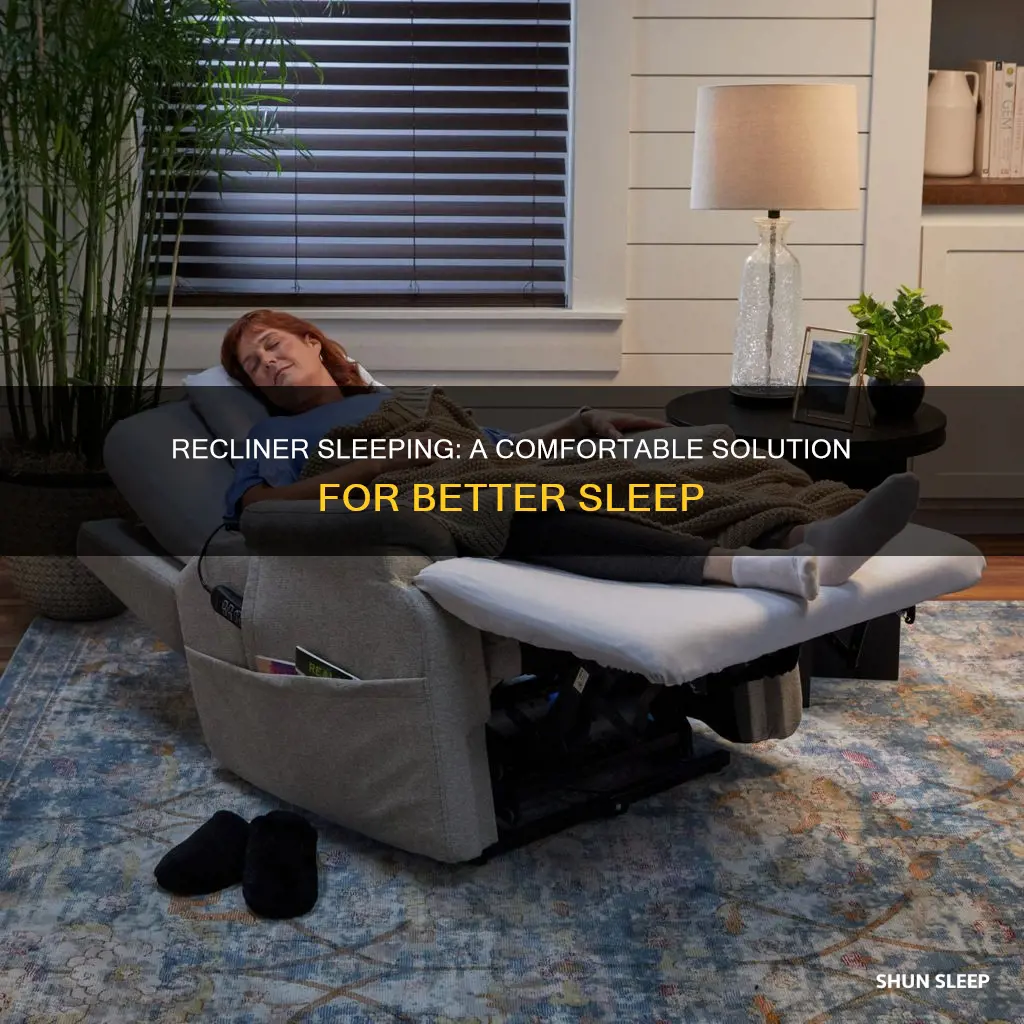 when you need to sleep in a recliner to sleep