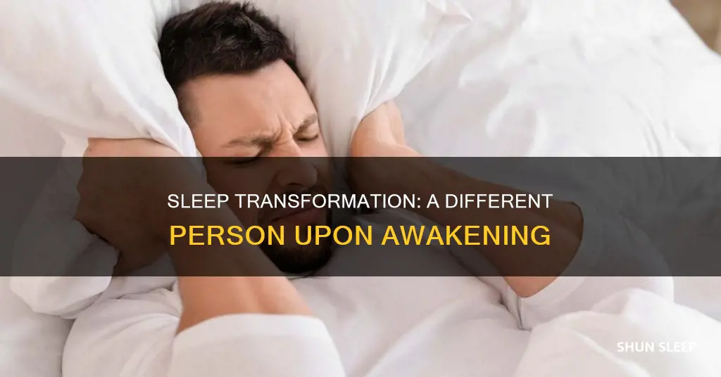 when you sleep and wake up you