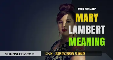 Mary Lambert's 'Sleep' Explained: A Lyrical Interpretation