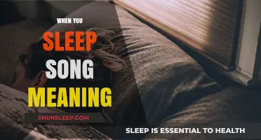 Exploring 'When You Sleep' Lyrics and Their Meanings