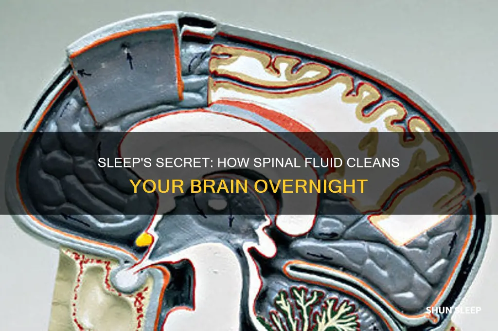 when you sleep your brain gets washed with spinal fluid