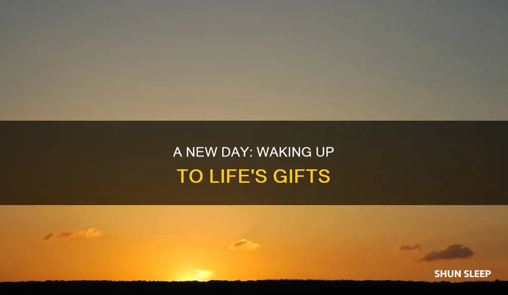 when you wake up instead of dying in your sleep