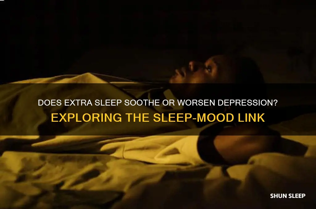 when your depressed does more sleep help or hurt