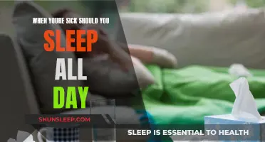 Should You Sleep All Day When Sick?