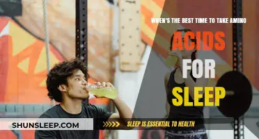 Amino Acids for Sleep: Timing for Best Results