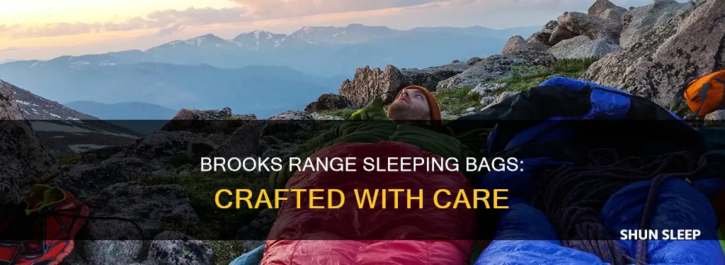 where are brooks range sleeping bags made