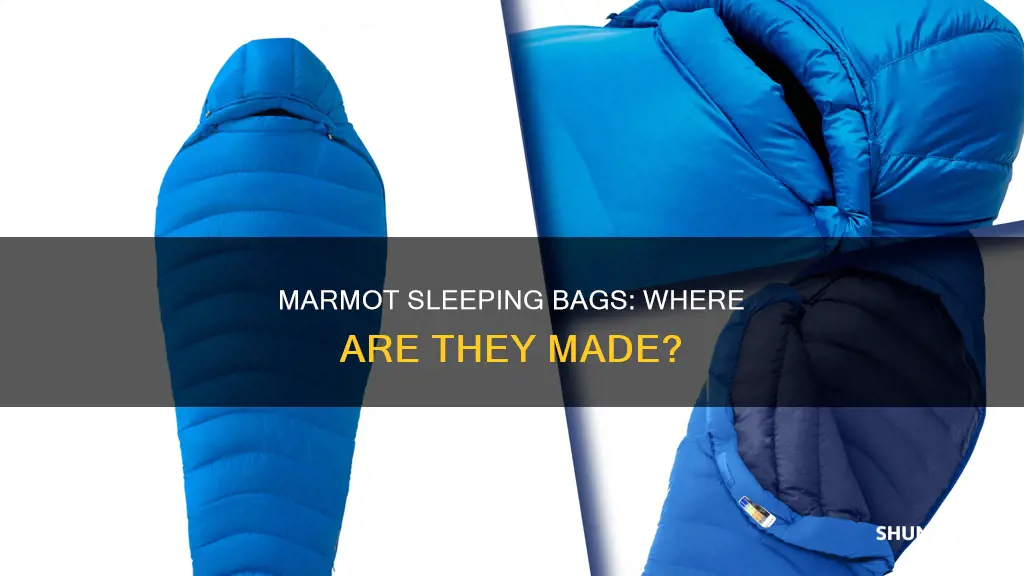 where are marmot sleeping bags made