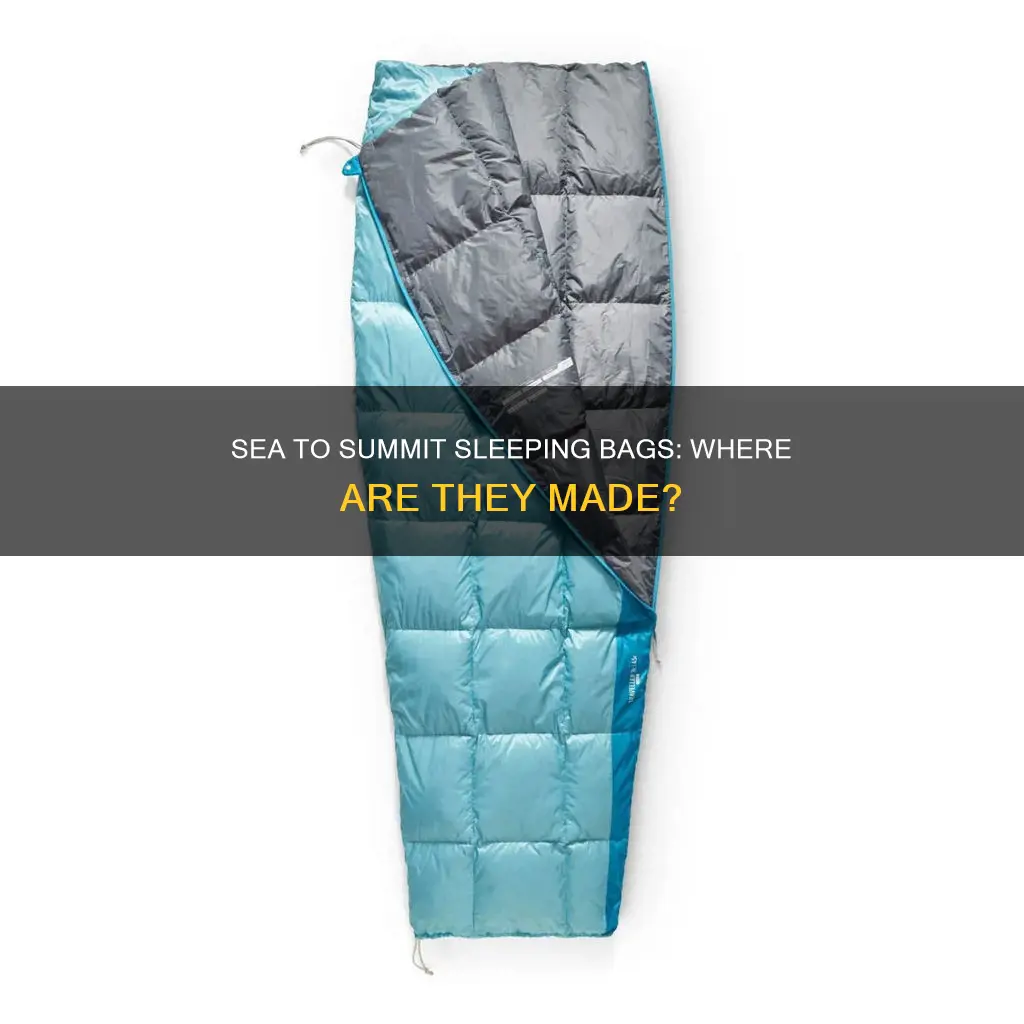 where are sea to summit sleeping bags made