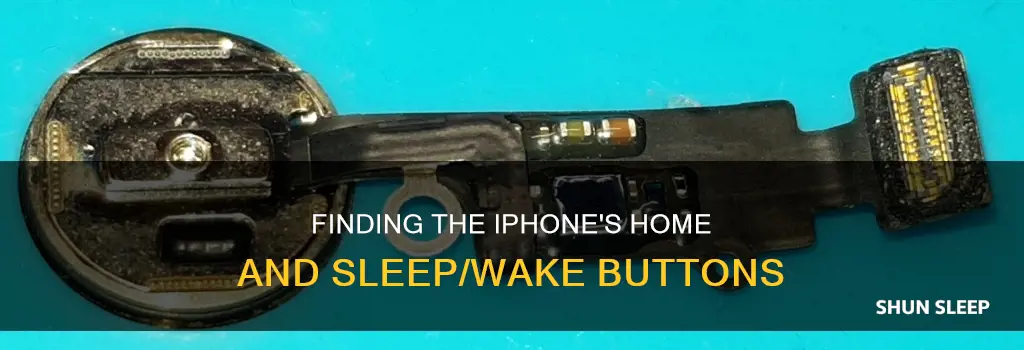 where are the home and sleep wake buttons on iphone