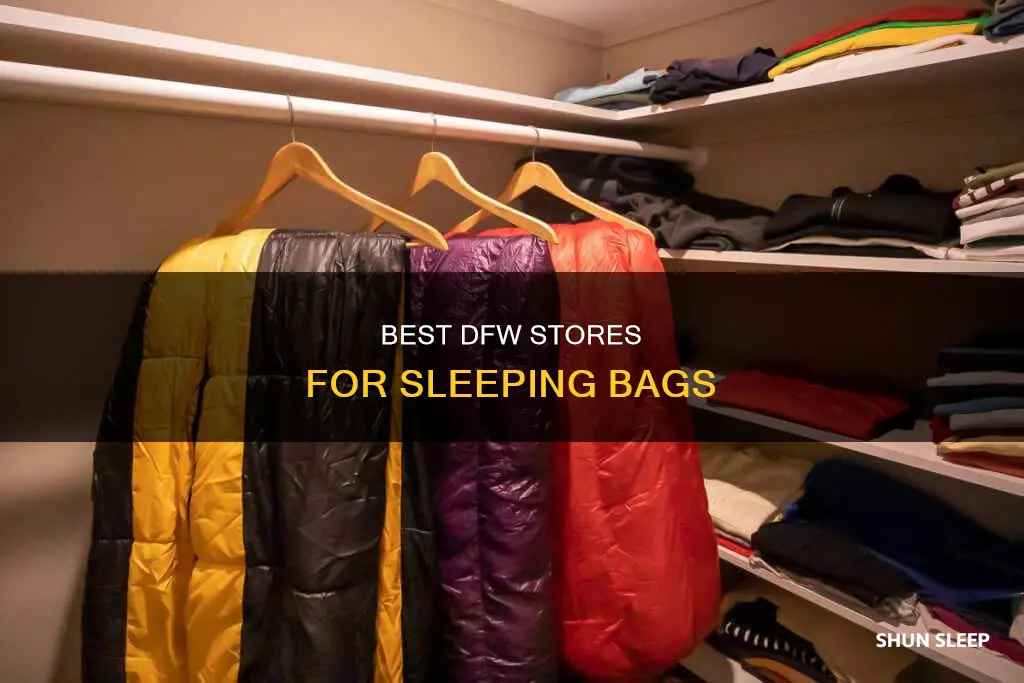 where buy sleeping bag dfw