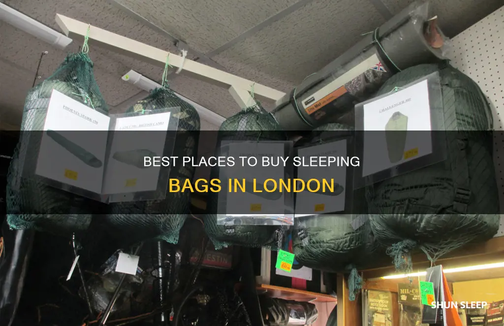 where can i buy a sleeping bag in london