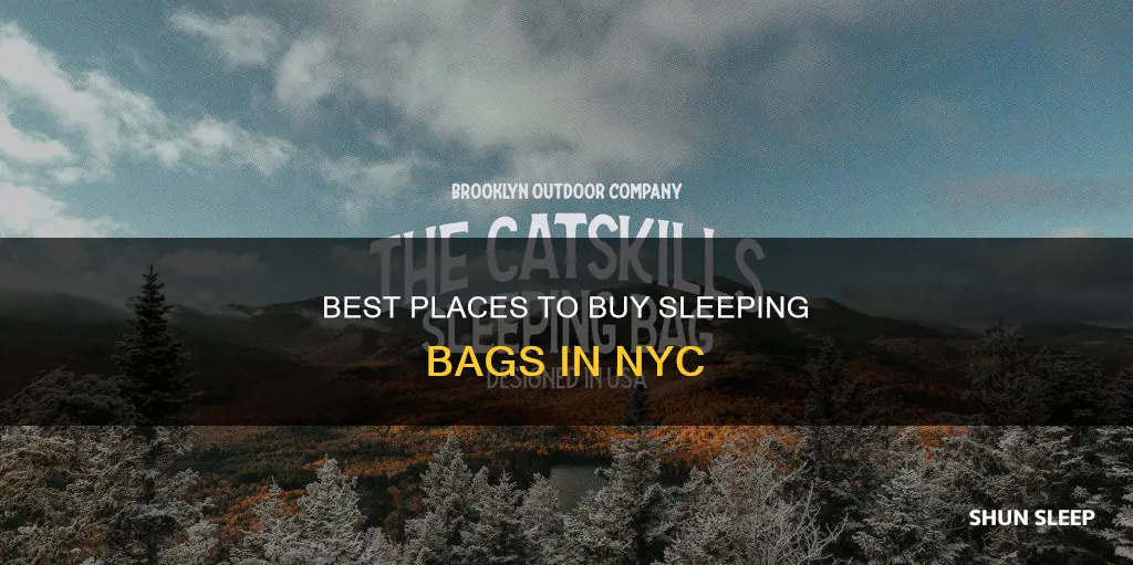 where can i buy a sleeping bag in nyc