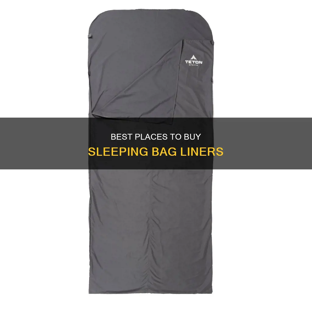where can i buy a sleeping bag liner