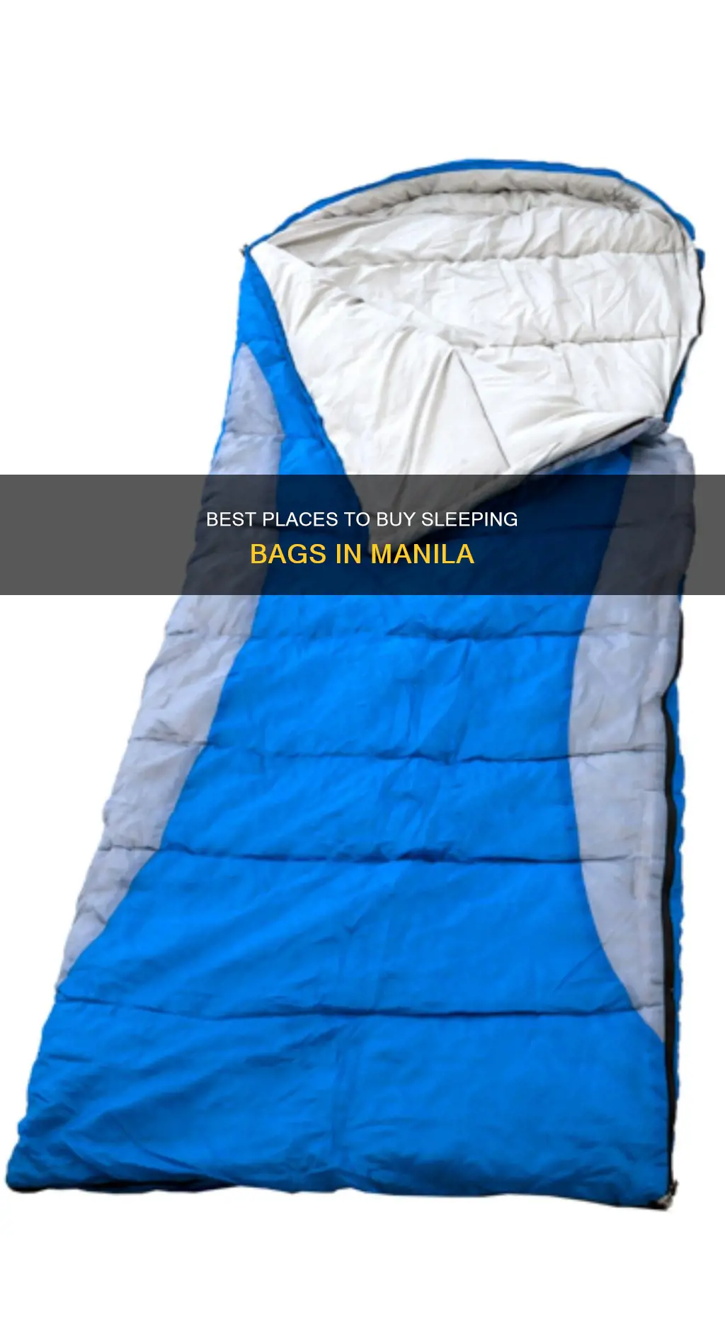 where can i buy sleeping bag in manila