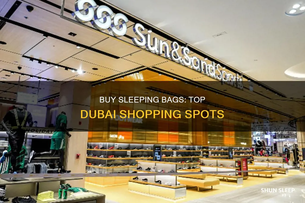 where can i buy sleeping bags in dubai