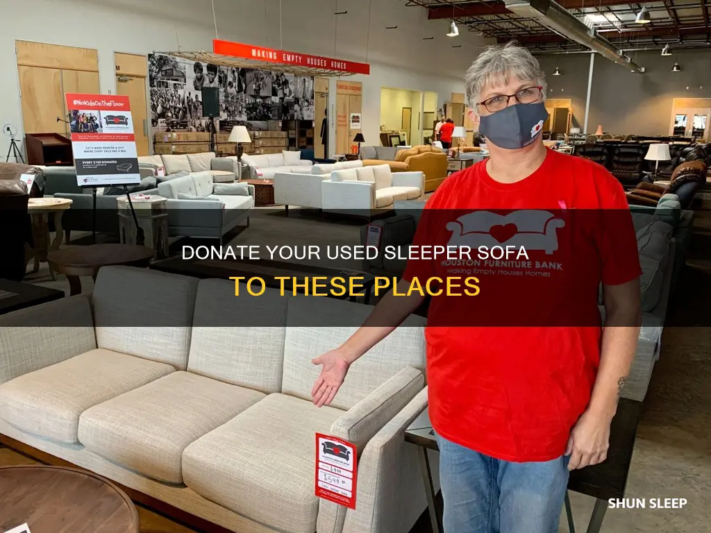 where can i donate used sleeper sofa