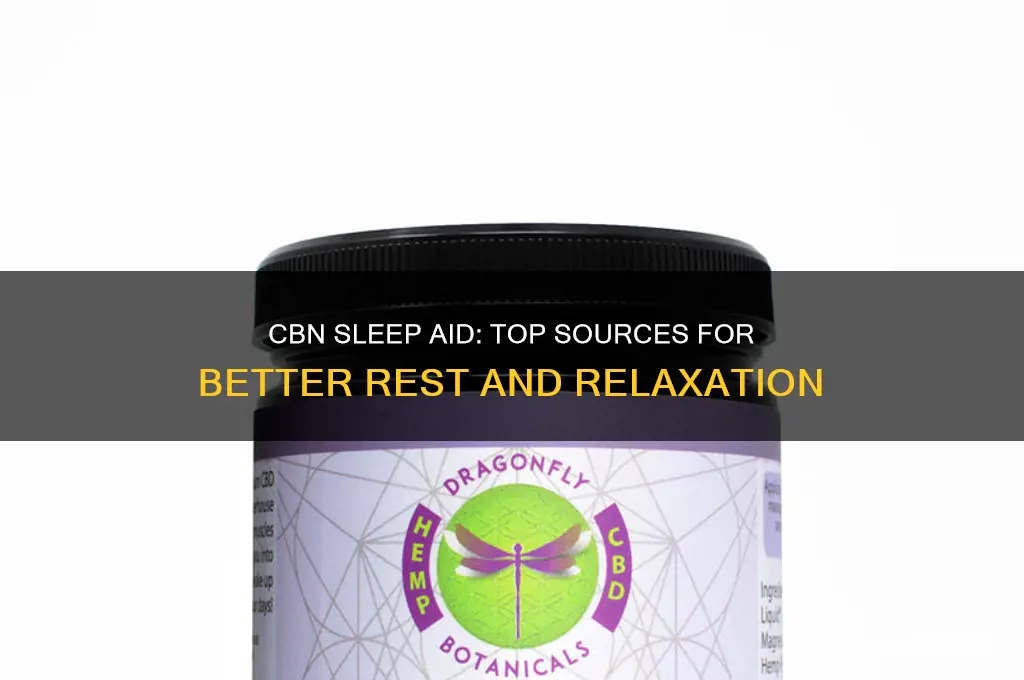 where can i get a cbn sleep aid