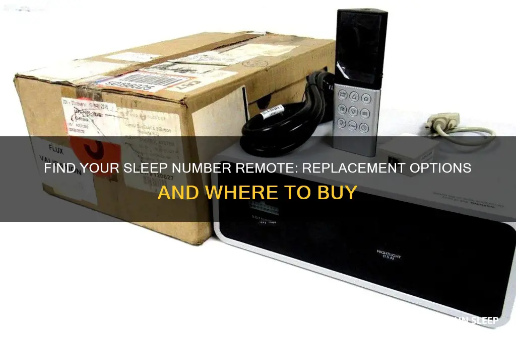 where can i get a new sleep number remote control