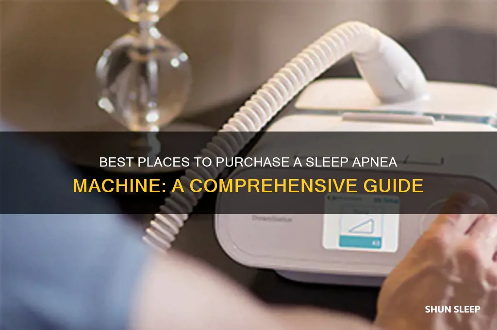 where can i get a sleep apnea machine