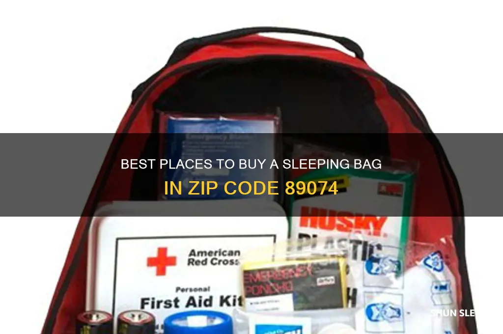where can i get a sleeping bag 89074