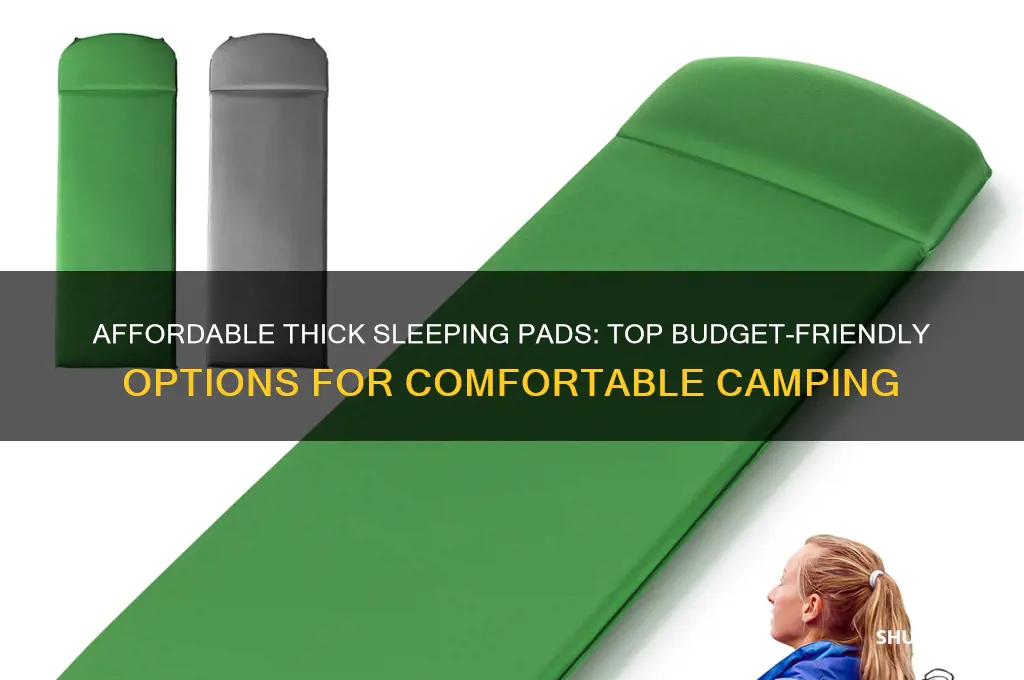 where can i get a thick sleeping pad for cheap