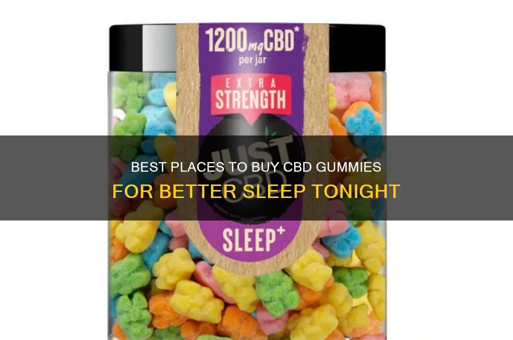 where can i get cbd gummies for sleep