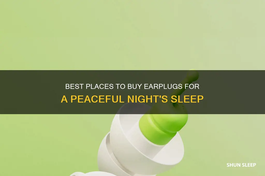 where can i get earplugs for sleeping