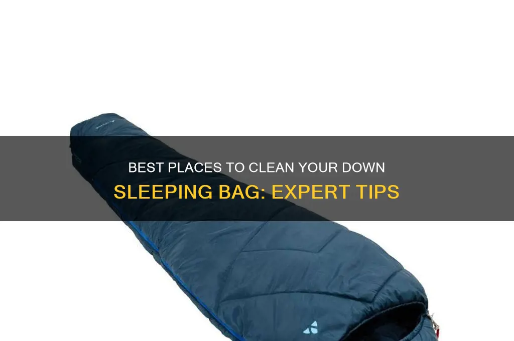 where can i get my down sleeping bag cleaned