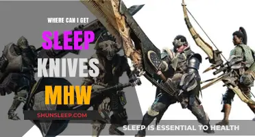 Where to Find Sleep Knives in Monster Hunter World: A Guide