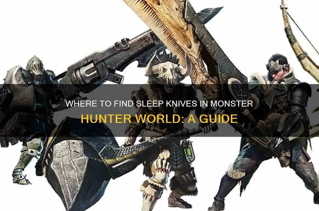 where can i get sleep knives mhw