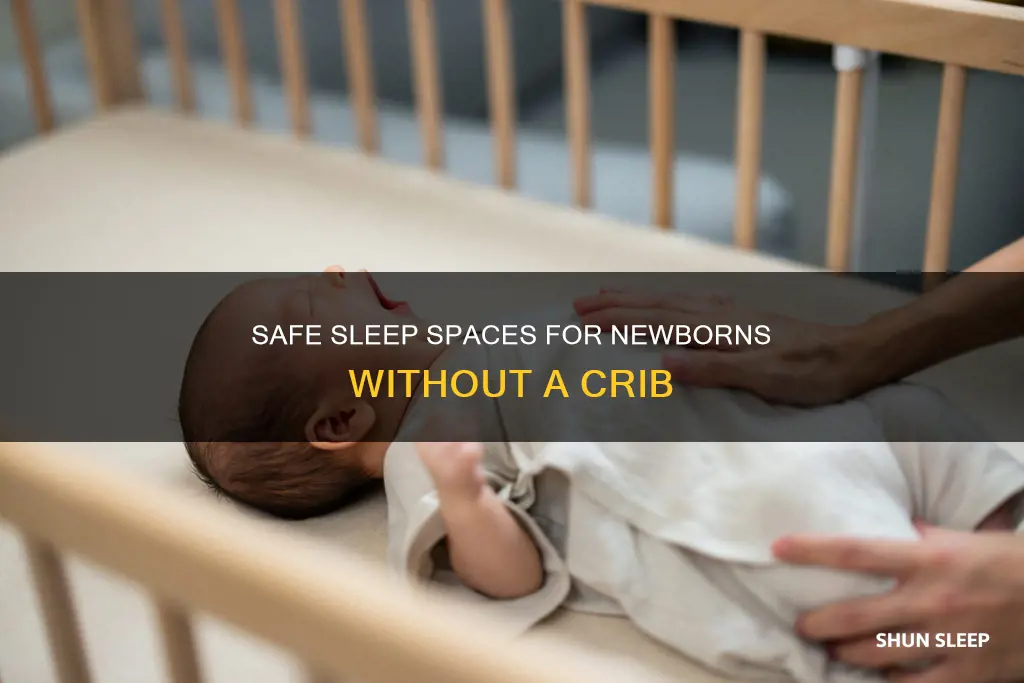where can newborn sleep without crib