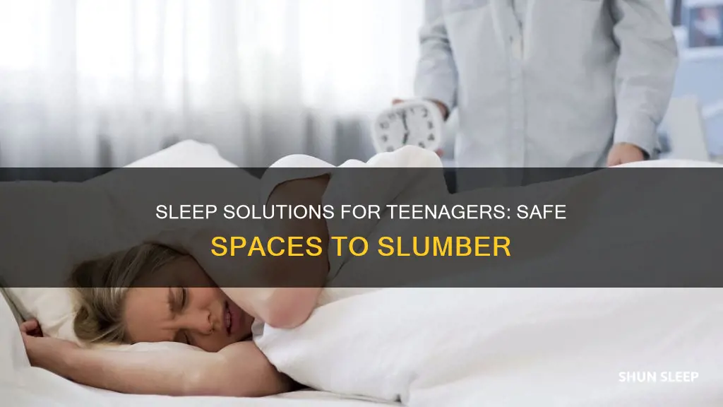 where could a 14 year old sleep