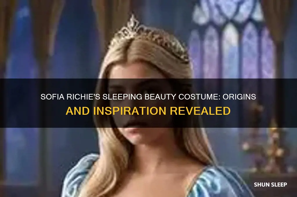 where did sofia richie get her sleeping beauty costume