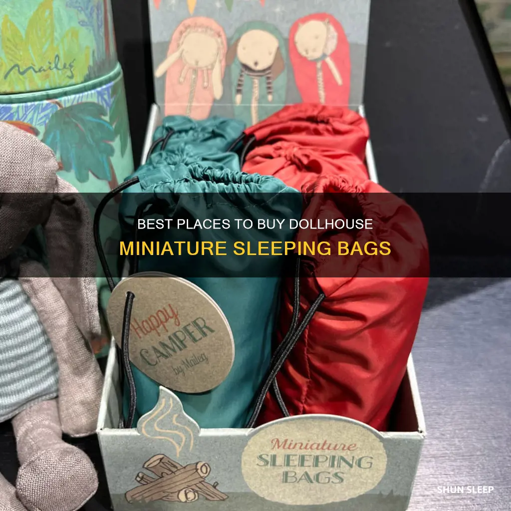 where do i buy dollhouse miniature sleeping bags