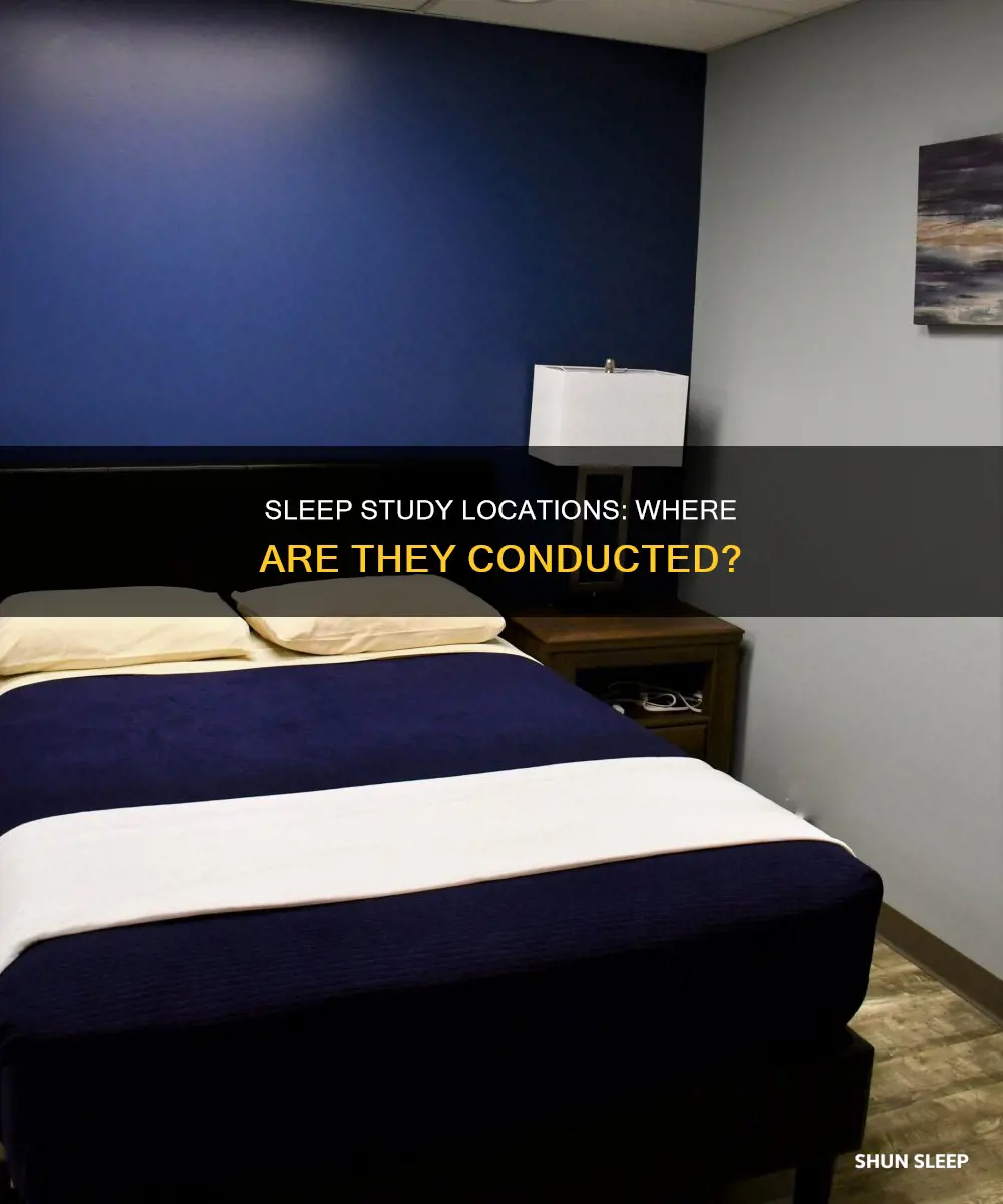 where do sleep studies usually take place