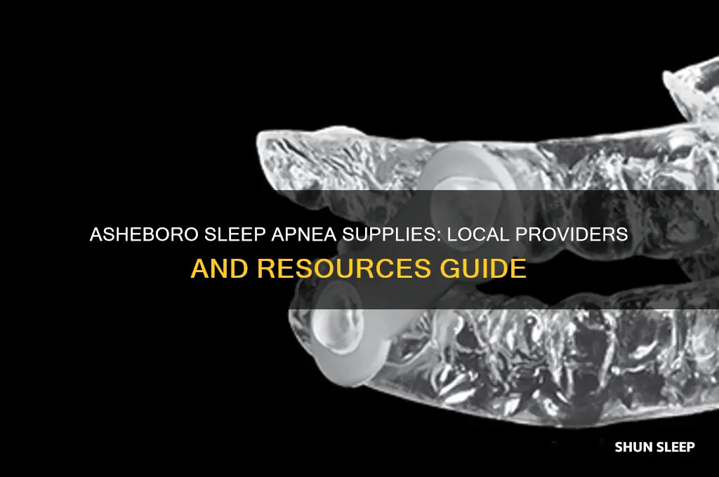 where do you get sleep apnea supplies in asheboro