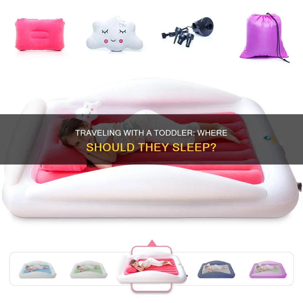 where does a thre year old sleep when traveling