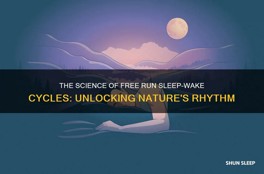 where does free run sleep wake cycle begi